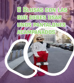 Blusas para pantalones anchos