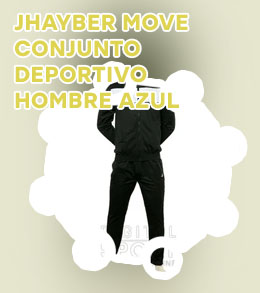 Conjunto deportivo hombre azul