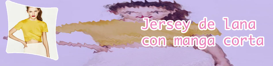 Jersey manga corta zara