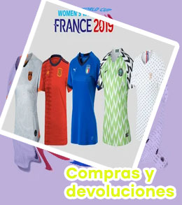 Playeras de futbol para mujeres