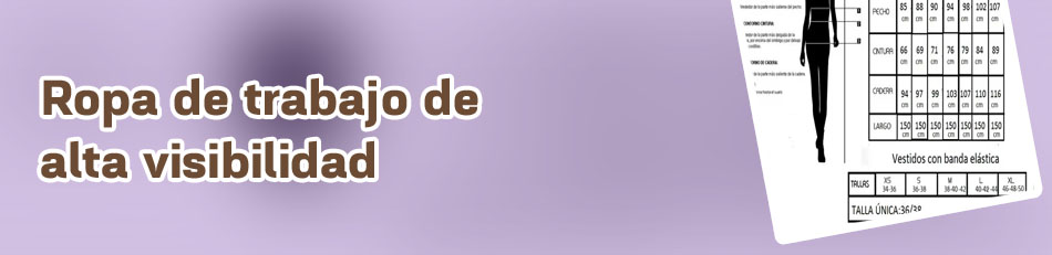 Ropa de trabajo tallas grandes