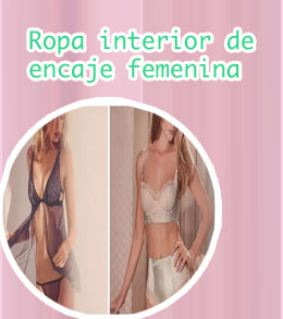 Ropa intima de encaje femenina