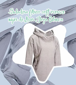 Sudadera blanca mujer decathlon