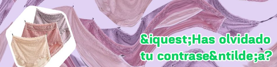 Tipo de calzones para mujer