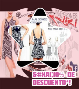 Trajes de baño con falda