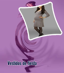 Vestido corto embarazada