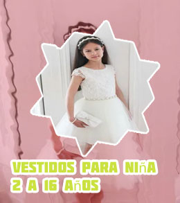 Vestidos blancos para niñas elegantes
